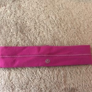 Pink Lulu Lemon Headband